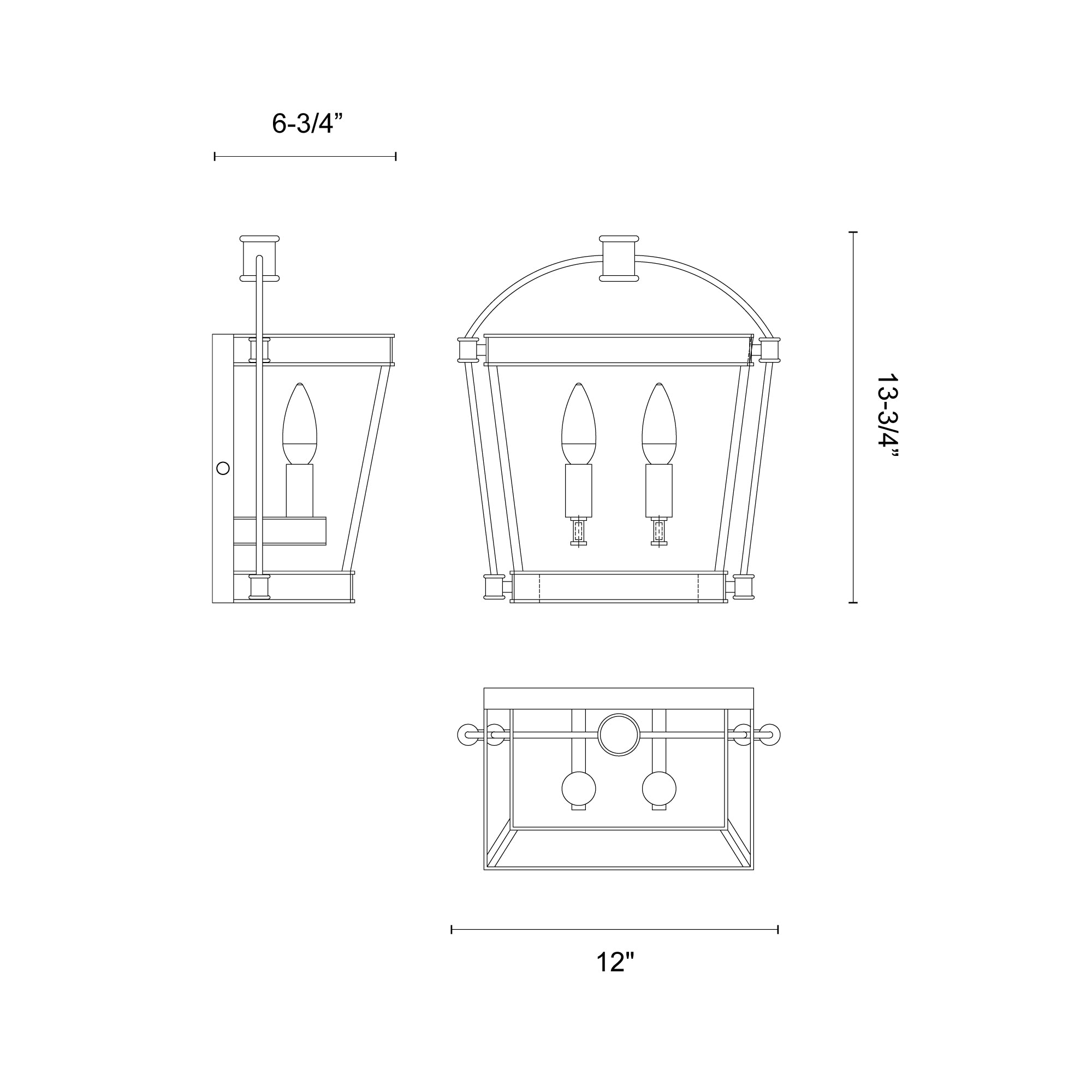 Manor 13-in Wall/Vanity Light