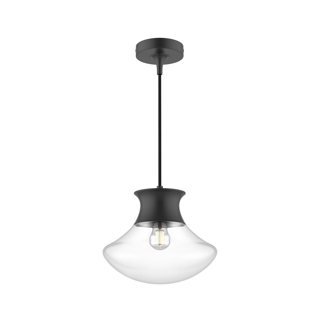 Marcel 11-in Pendant — Matte Black