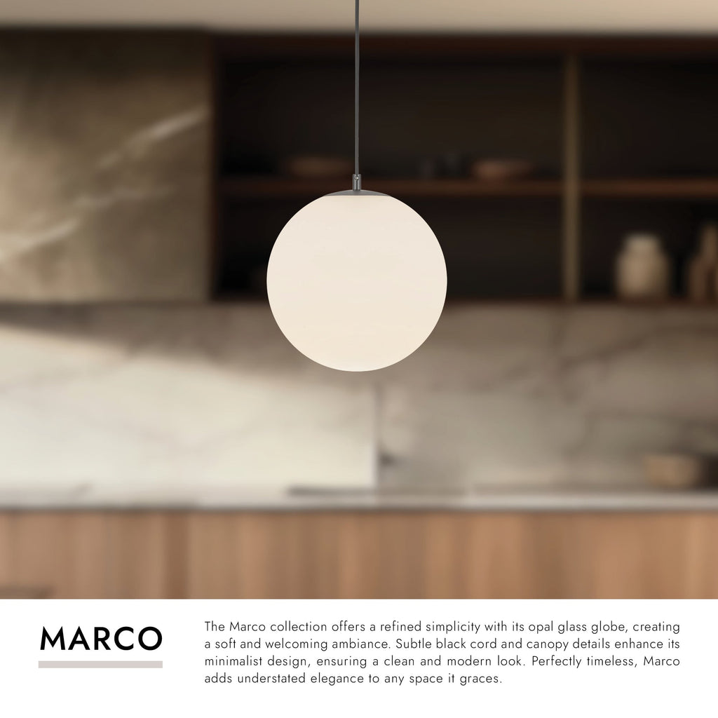 Marco 12-in (196-in Wire) LED Pendant