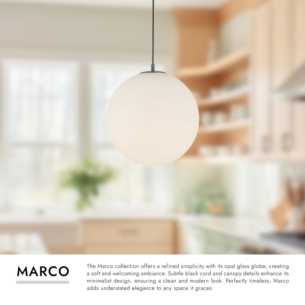 Marco 16-in (196-in Wire) LED Pendant