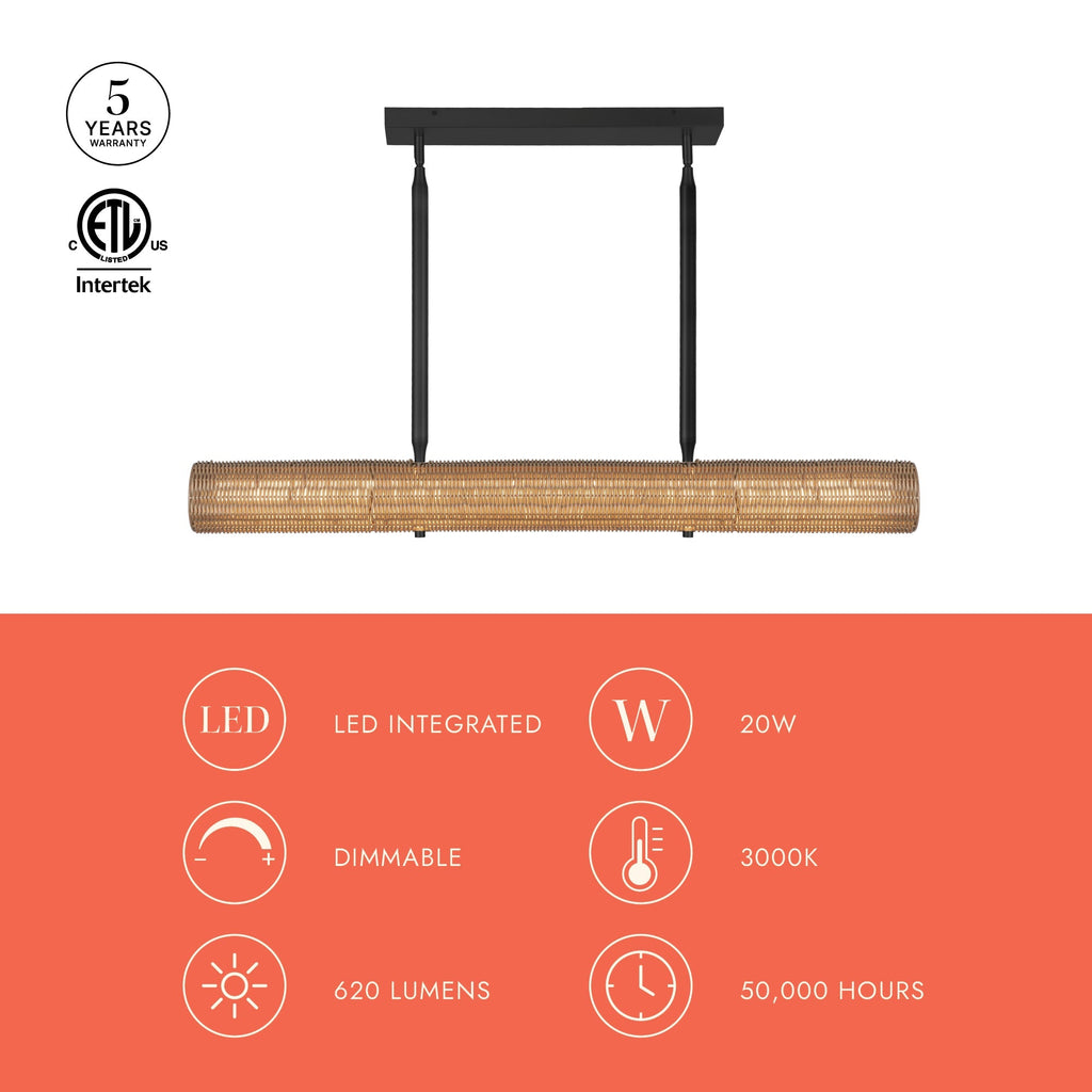 Maris 42-in Linear Pendant