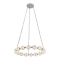 Marni 32-in Chandelier — Polished Nickel [Universal Voltage and 0-10 Dimming]