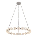 Marni 41-in Chandelier — Polished Nickel [Universal Voltage and 0-10 Dimming]