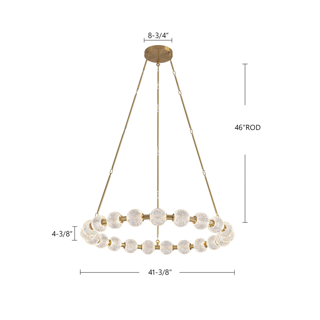 Marni 41-in Chandelier