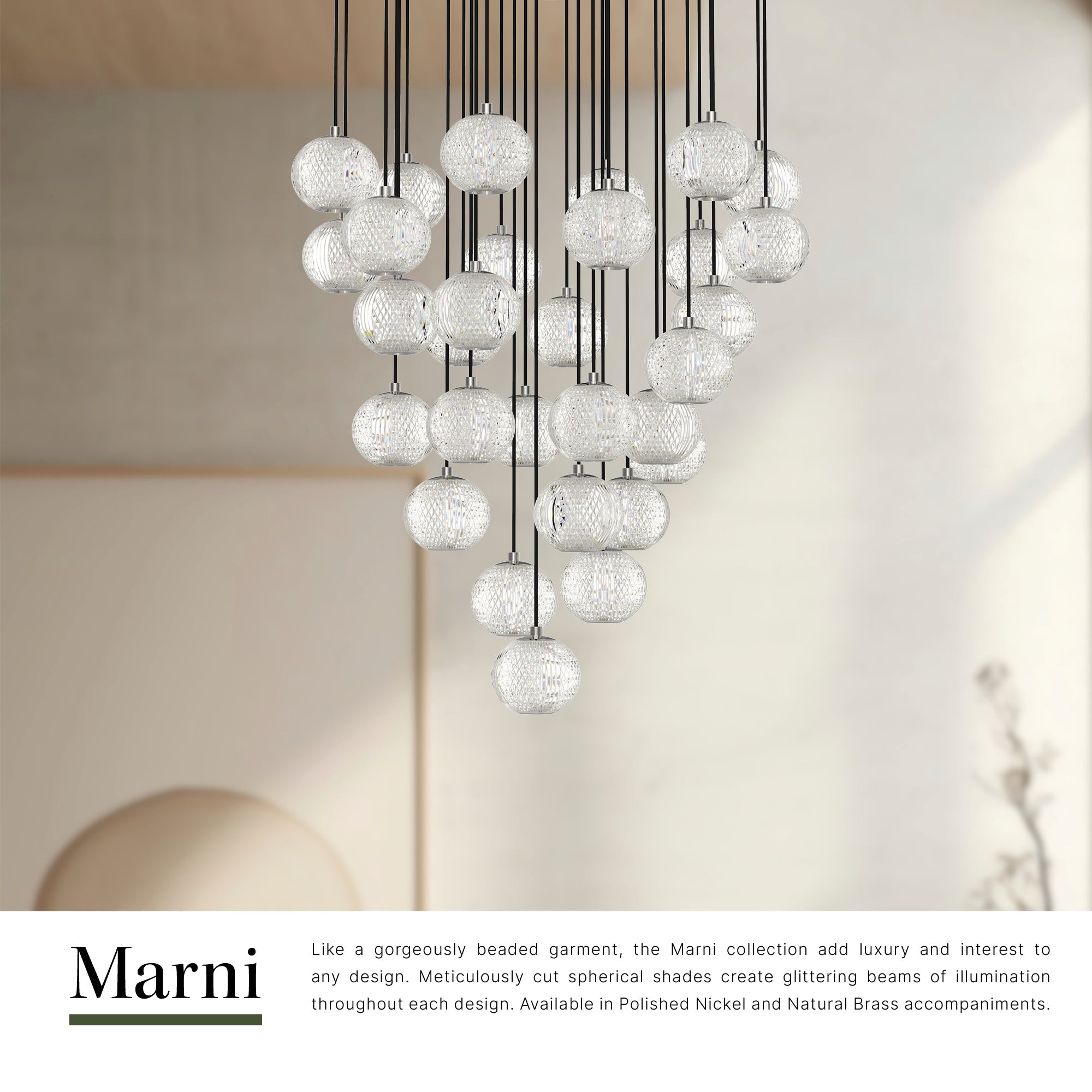 Marni 30 Light Multi Pendant