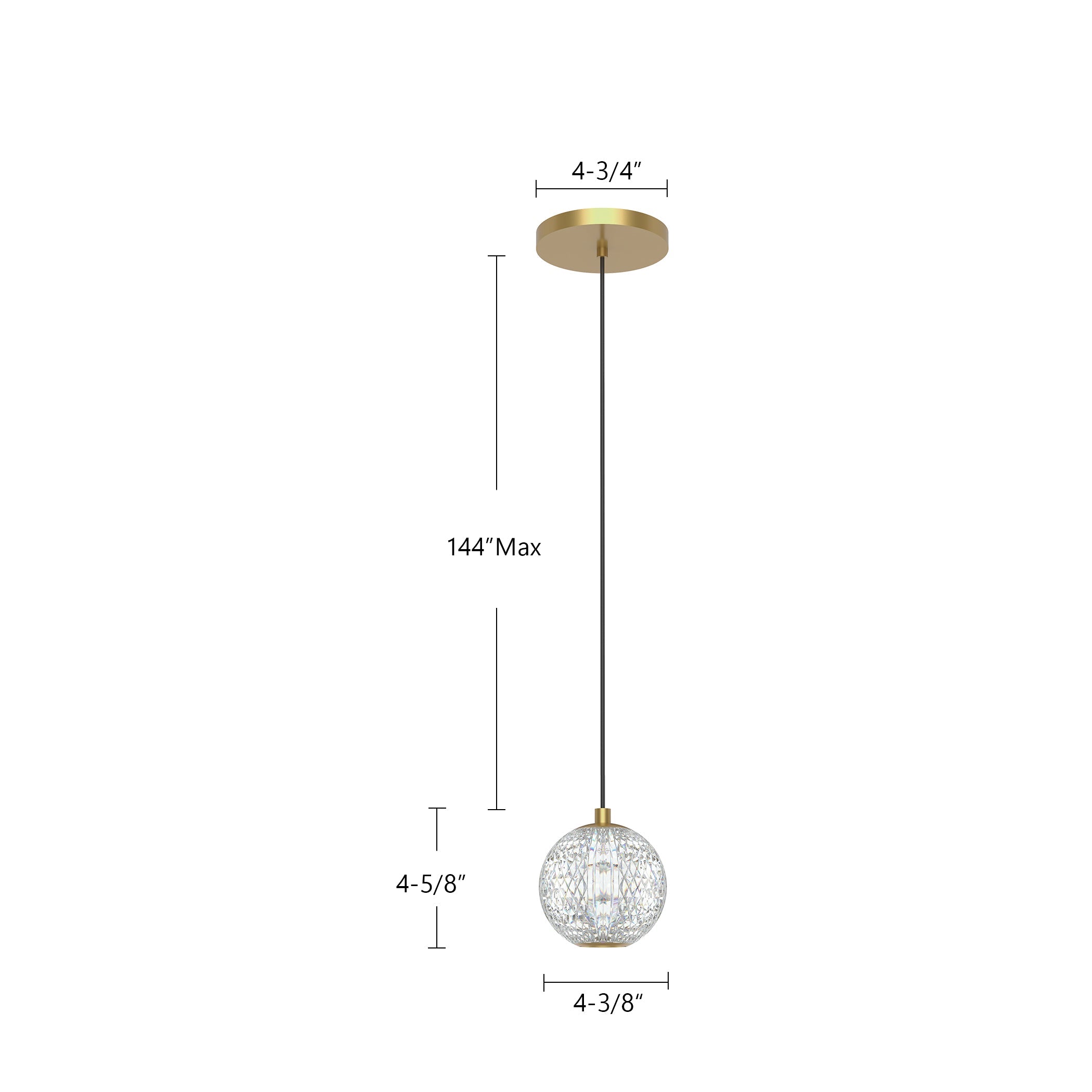 Marni 5-in Pendant
