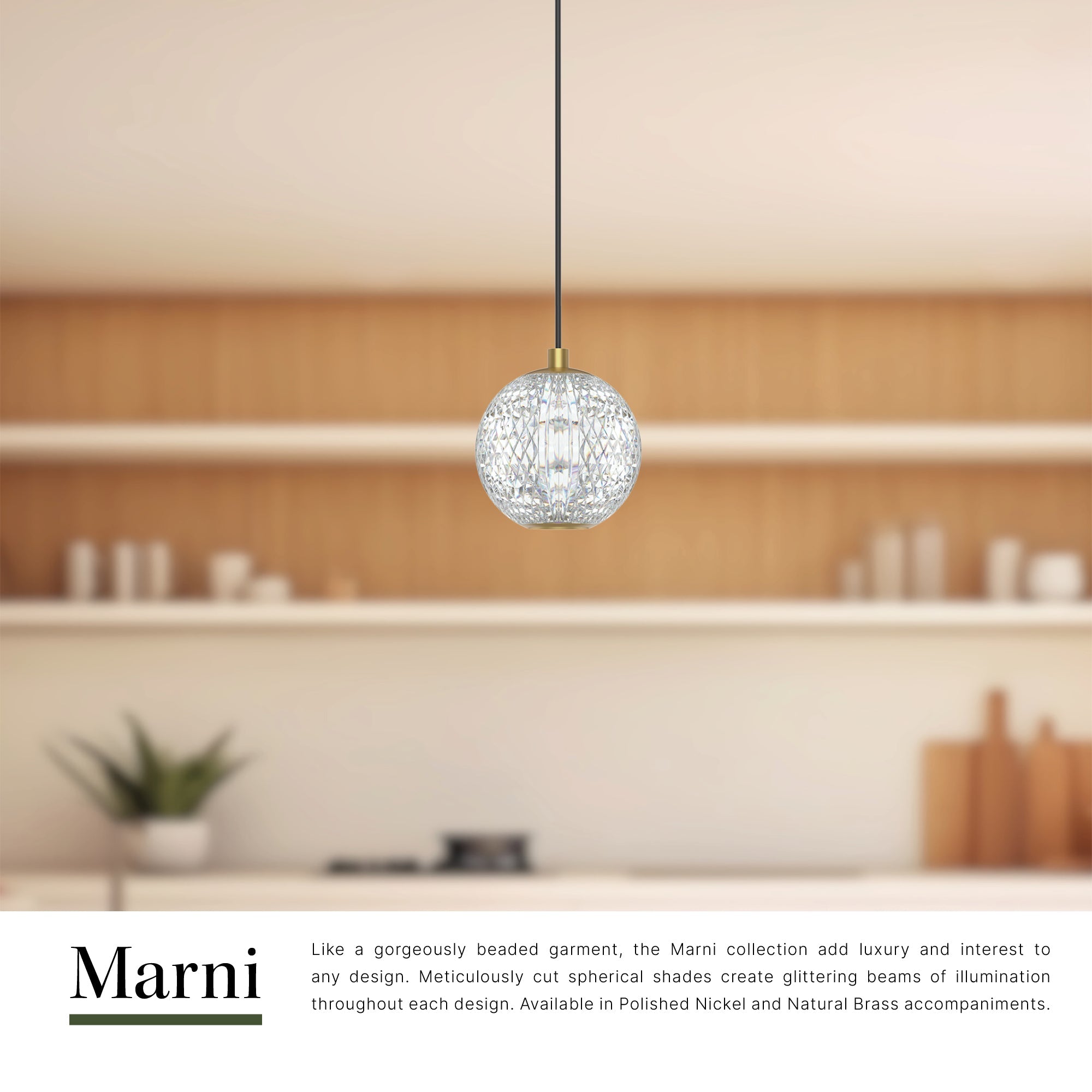 Marni 5-in Pendant