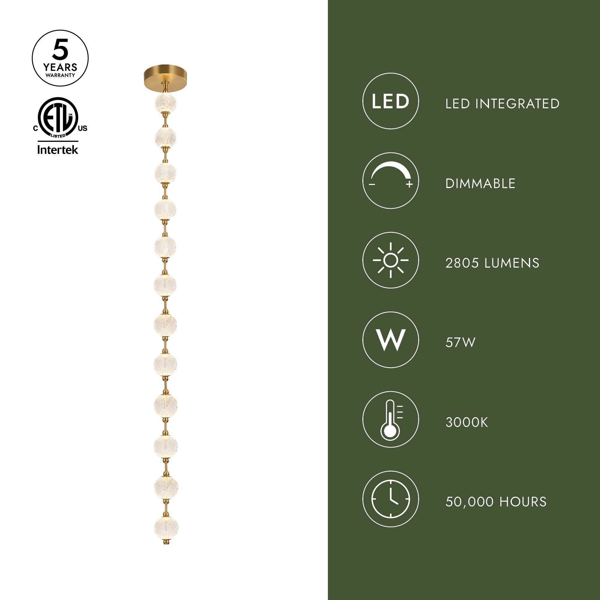 Marni 7-ft Pendant