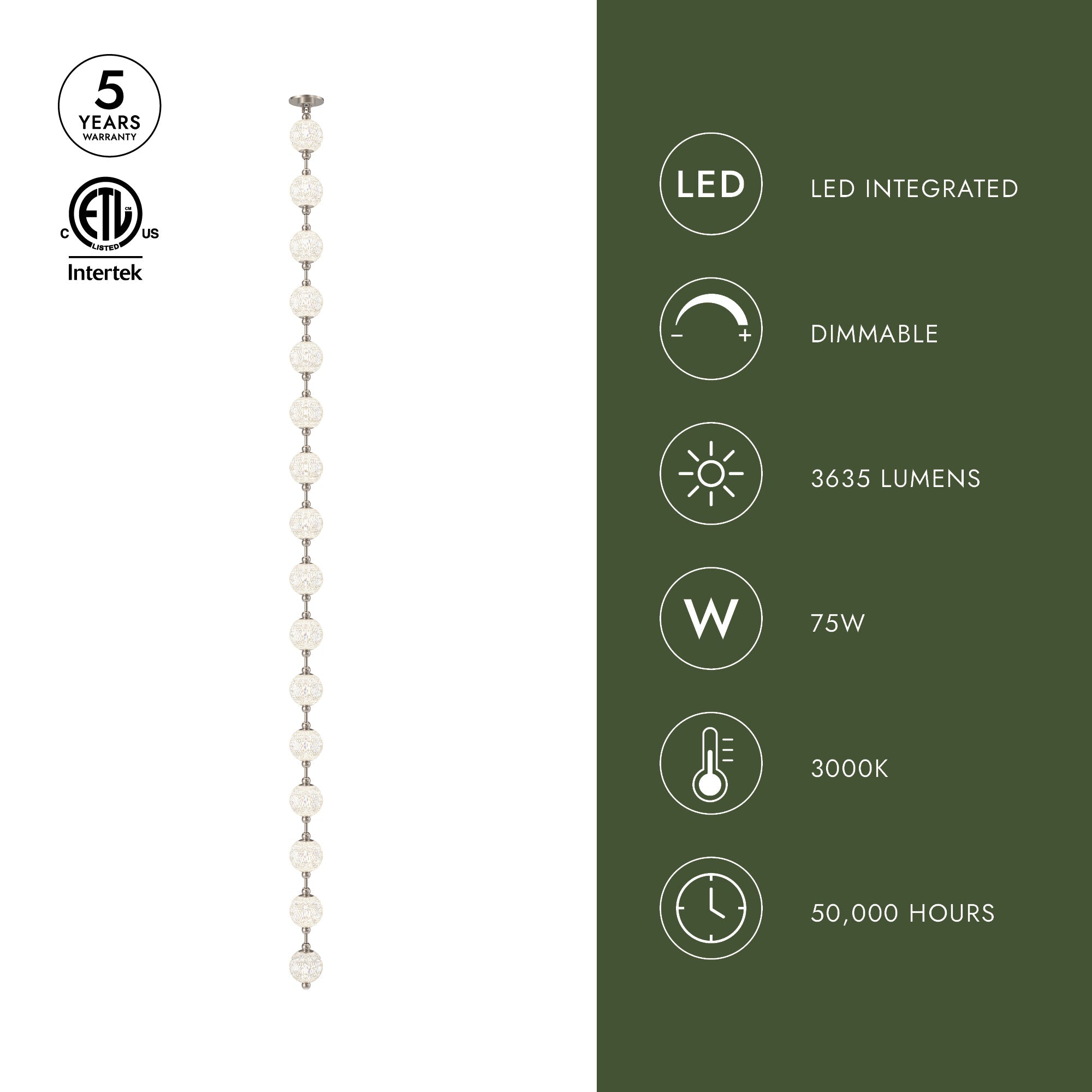 Marni 9.5-ft Pendant