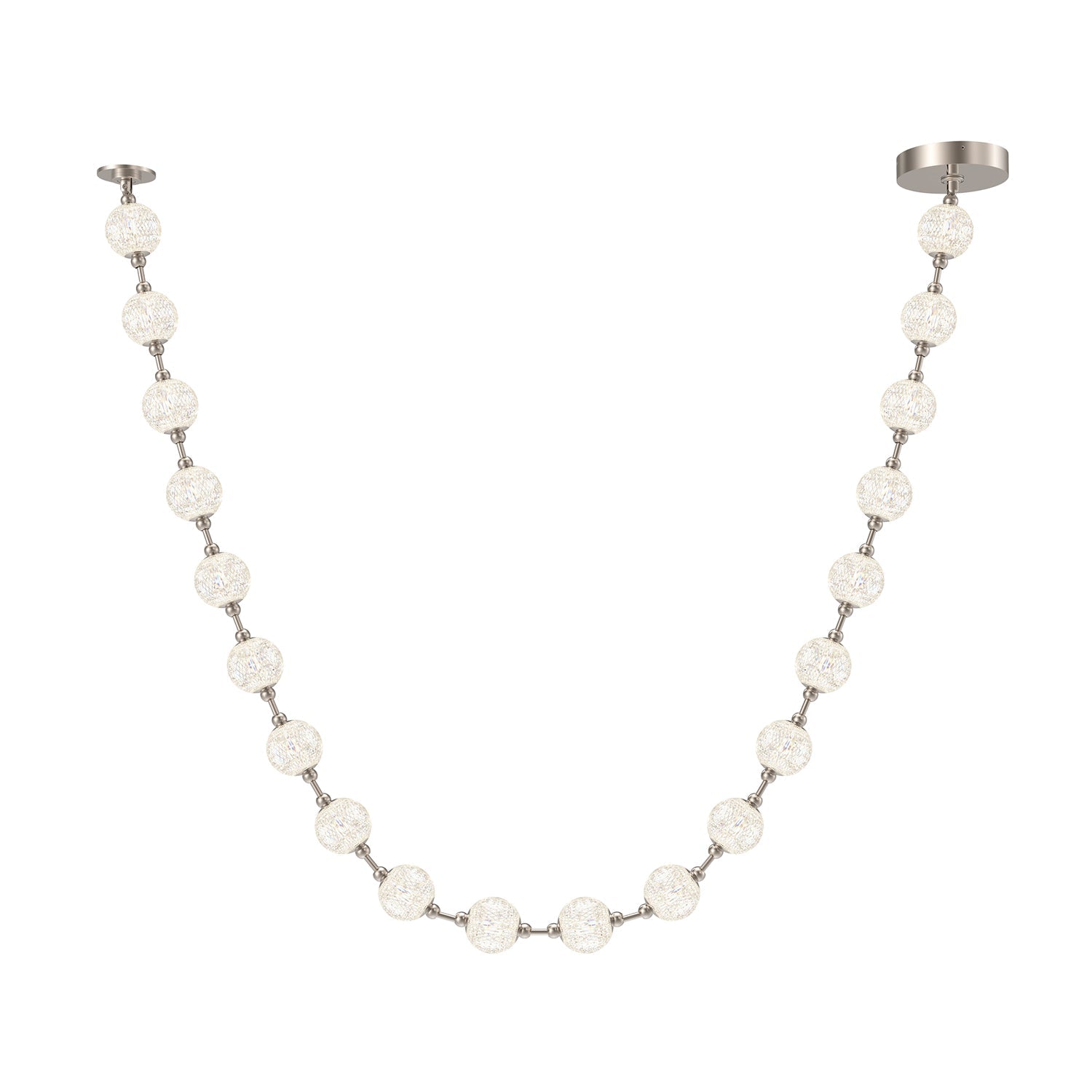 Marni 12-ft Pendant — Polished Nickel