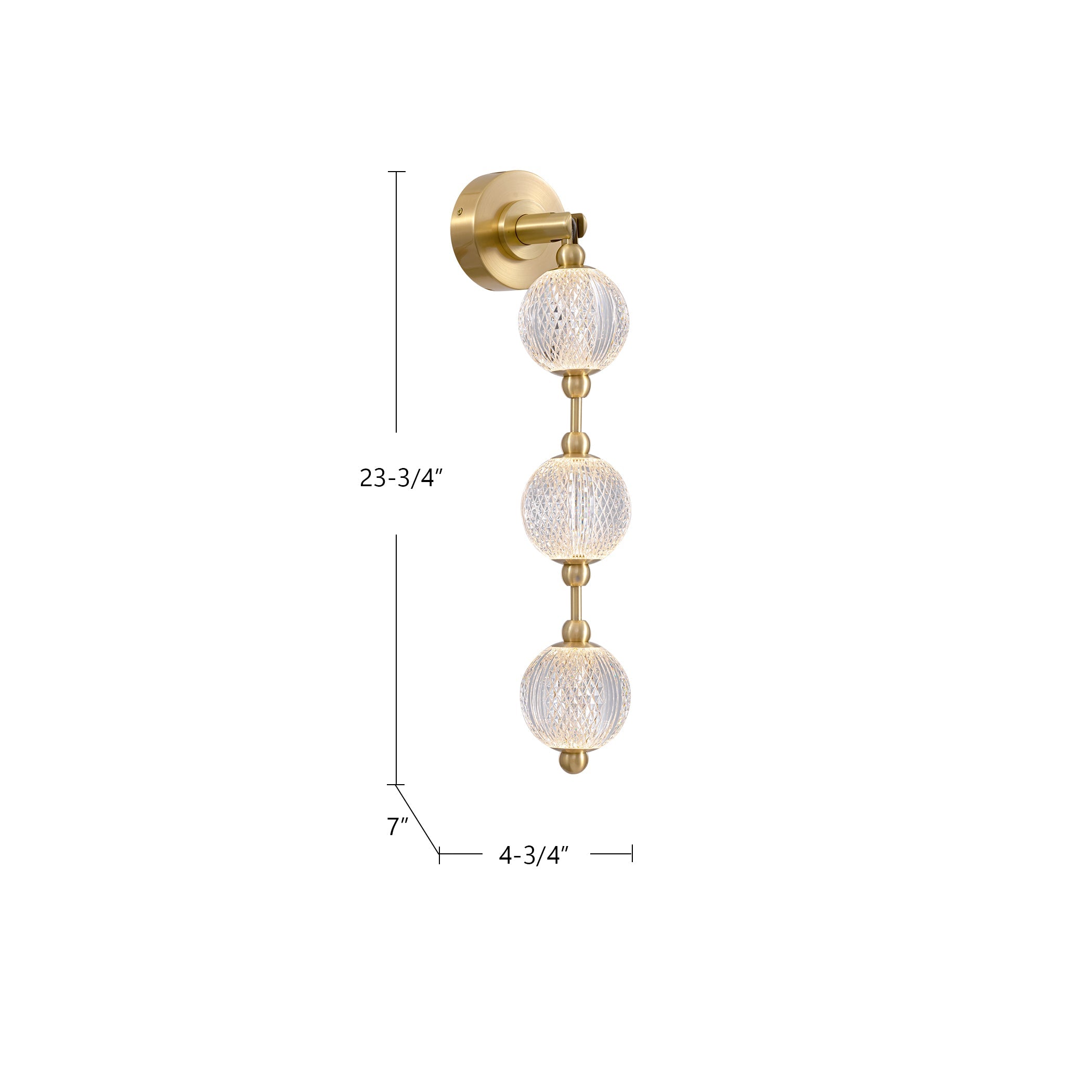 Marni 23-in Wall/Vanity Light