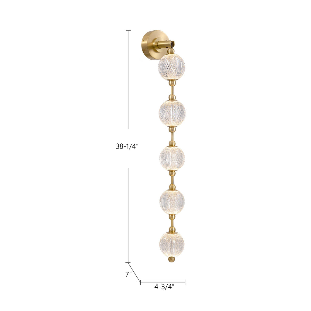 Marni 38-in Wall/Vanity Light