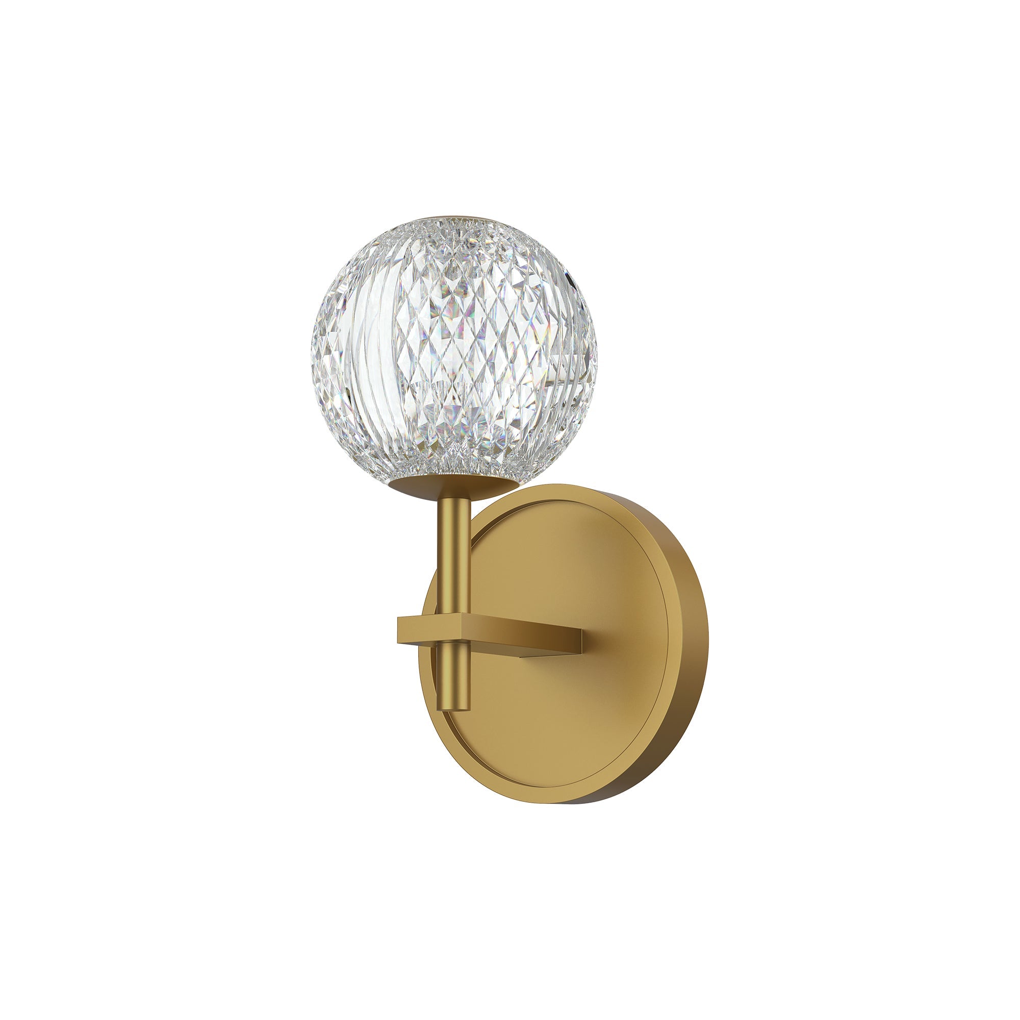 Marni 5-in Wall/Vanity Light — Natural Brass