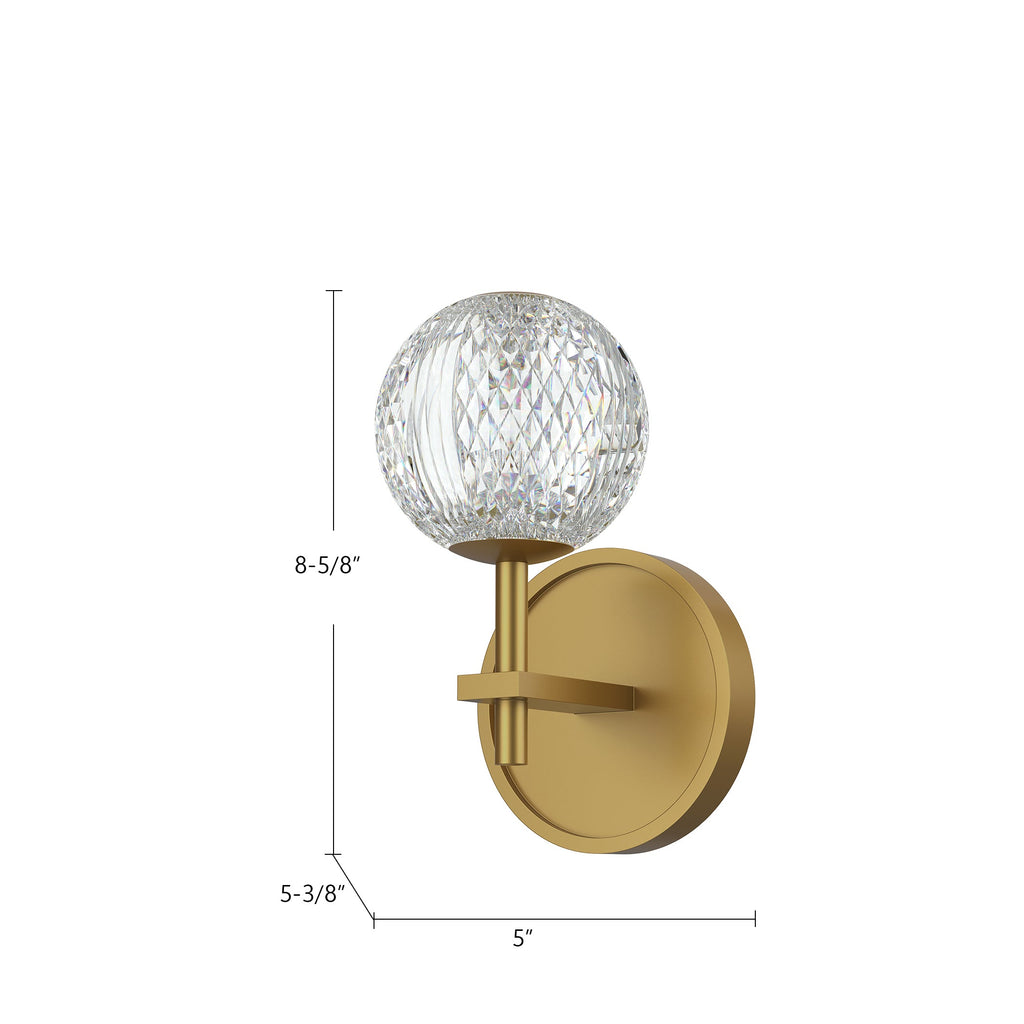 Marni 5-in Wall/Vanity Light
