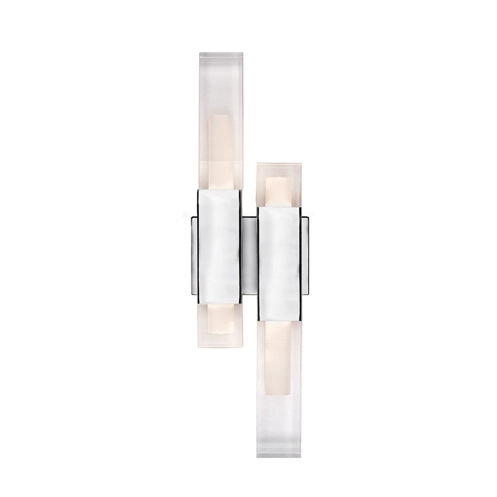 Martelo 22-in Wall Sconce — Chrome