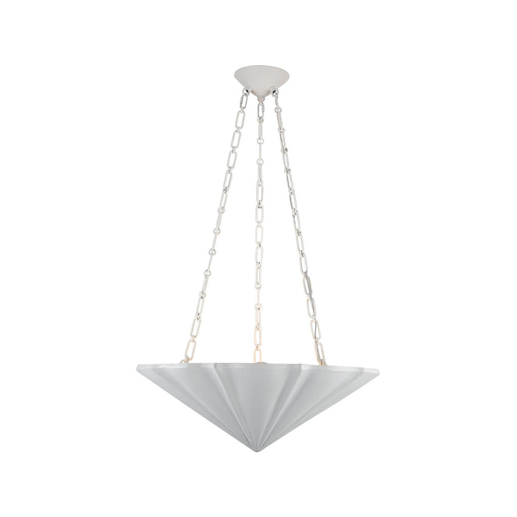 Martine 23-in Chandelier — Antique White