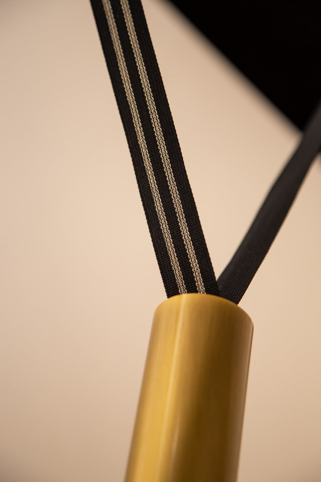 Mason 4 Head Linear Pendant – Adjustable with Metal Strap Detail