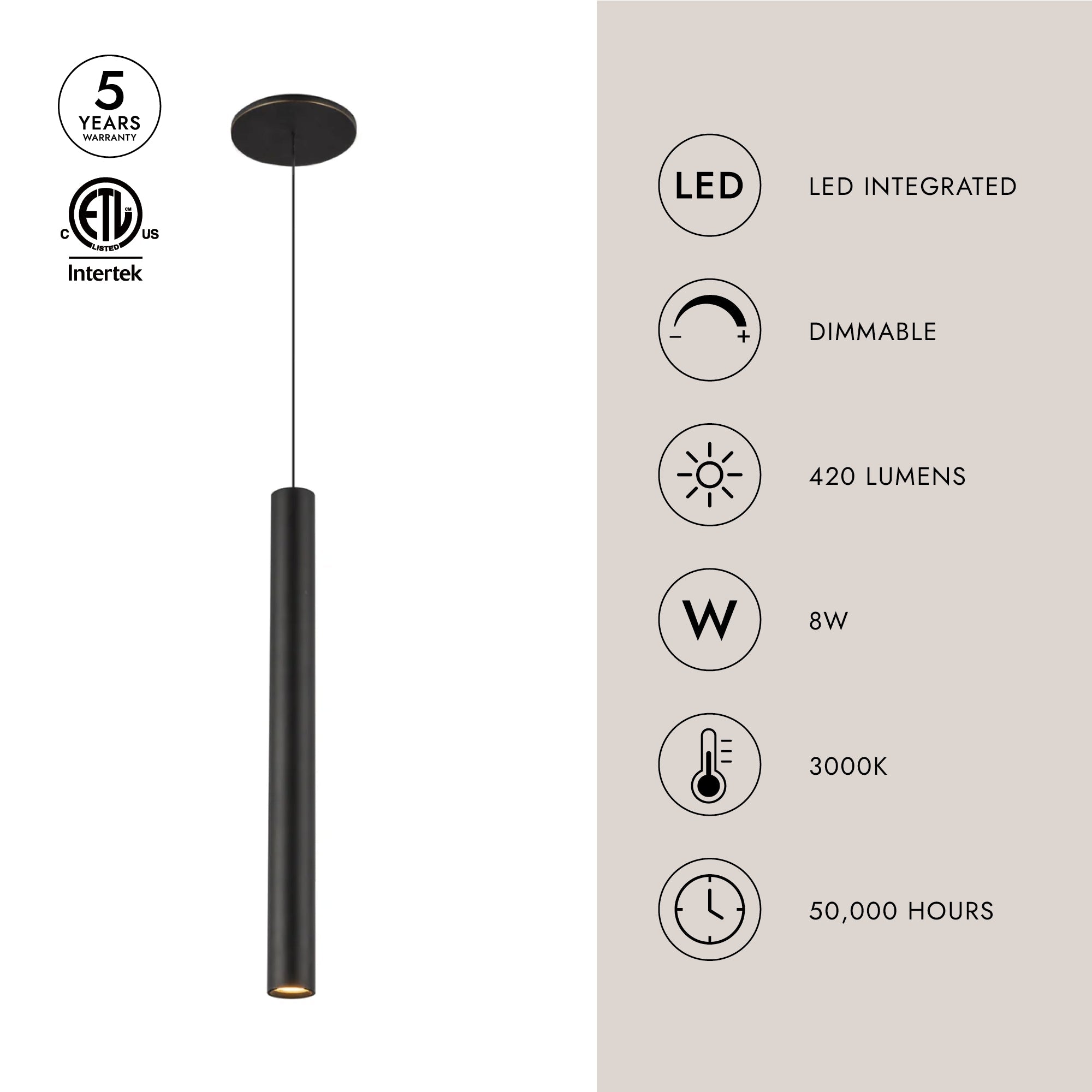 Mason 20-in Pendant