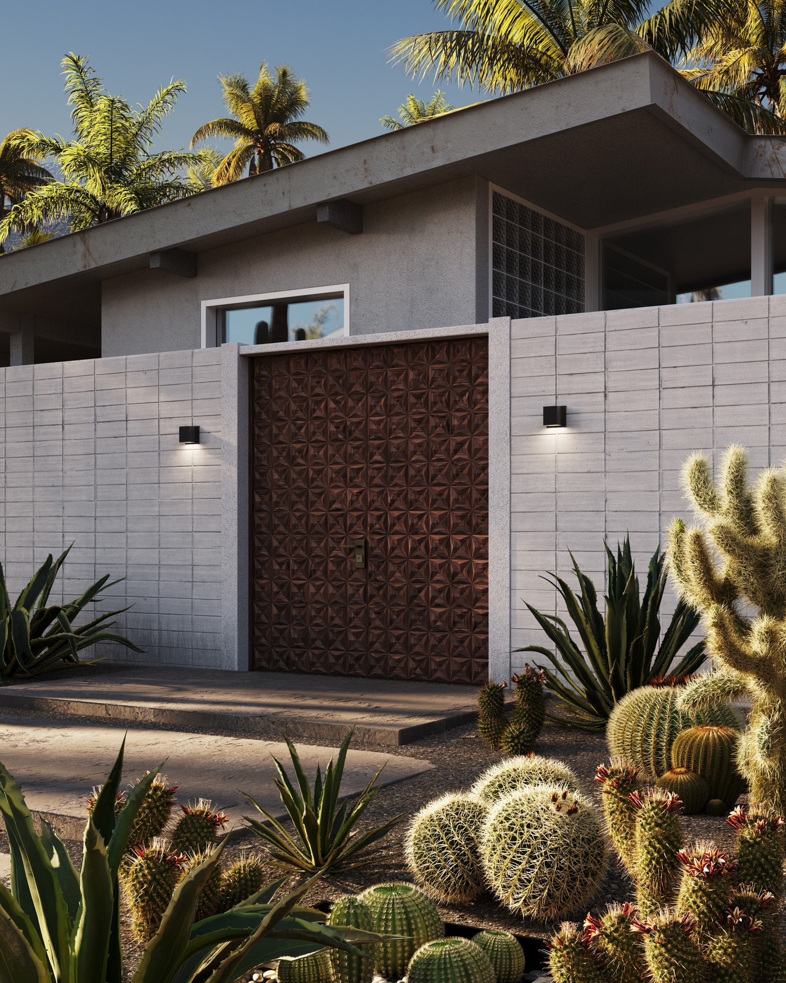 Mavis 4-in Exterior Wall Sconce