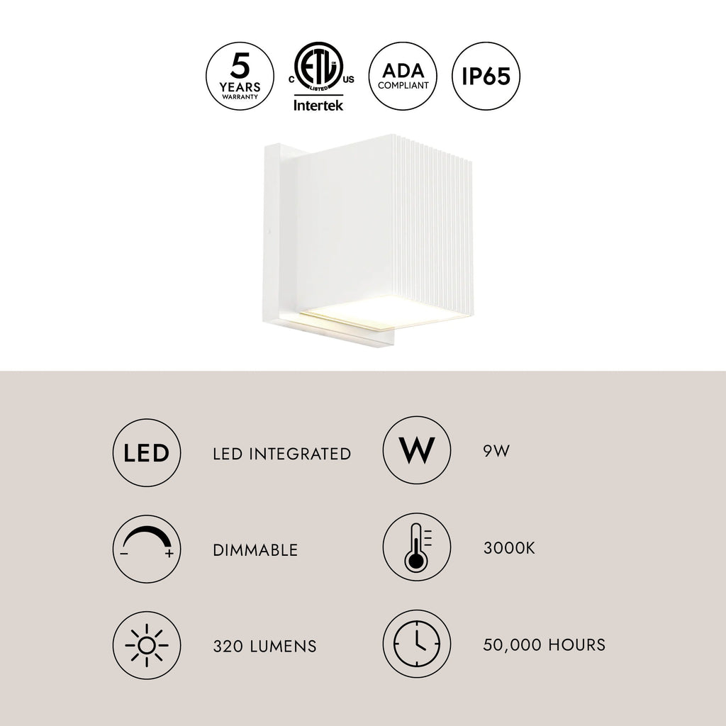 Mavis 4-in Exterior Wall Sconce