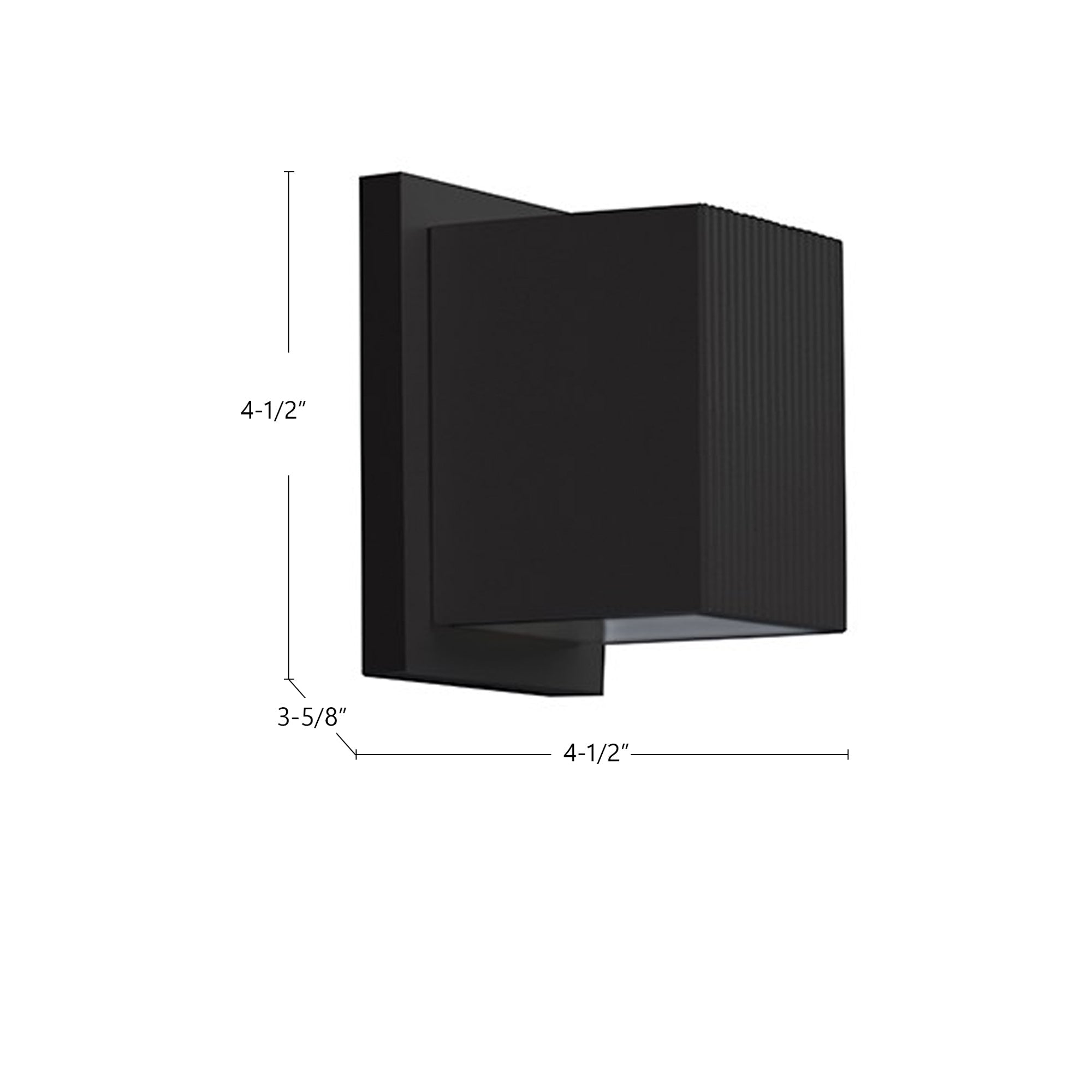 Mavis 4-in Exterior Up/Down Wall Light