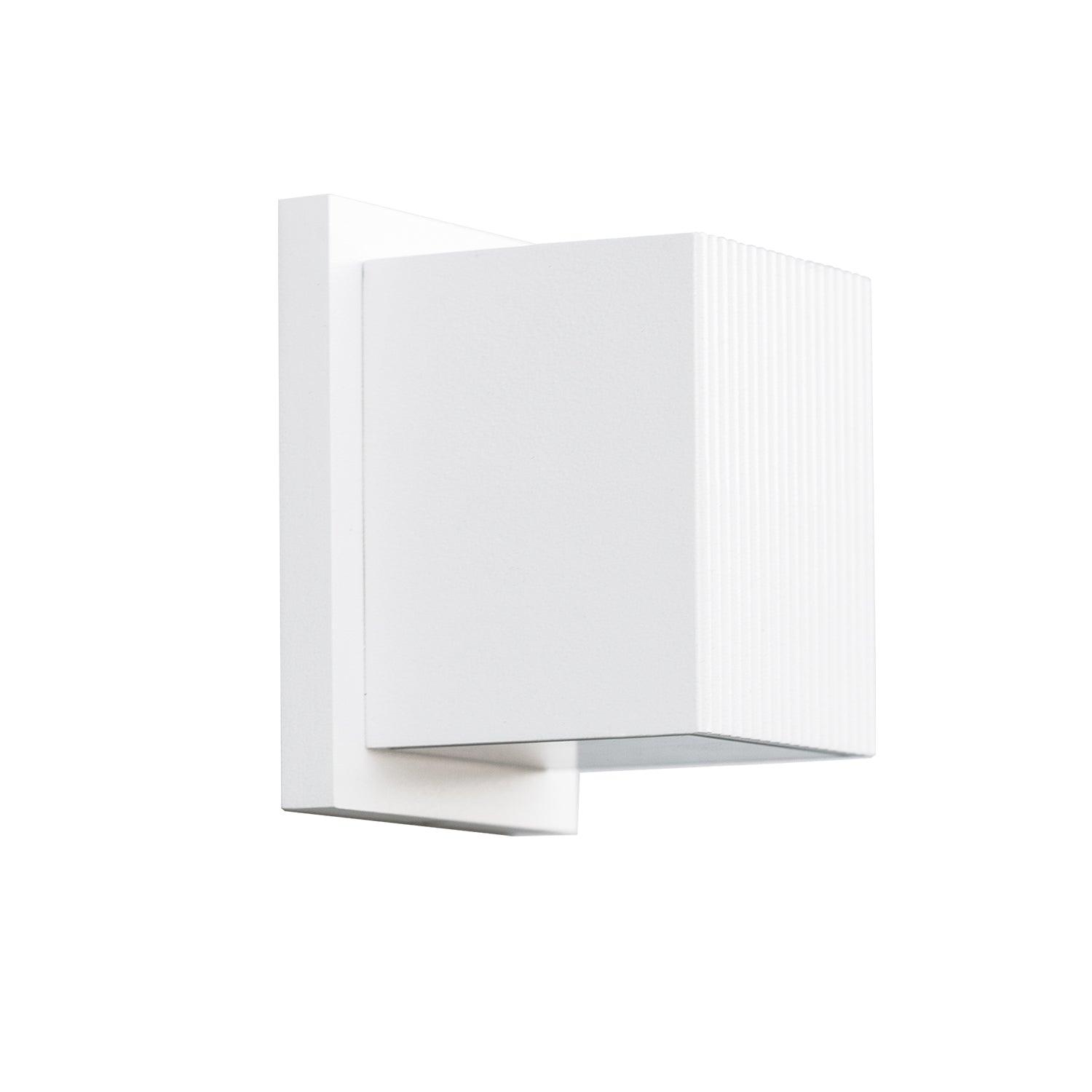 Mavis 4-in Exterior Up/Down Wall Light — White