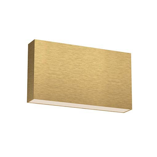 Mica 10-in All-terior Up/Down Wall Light — Brushed Gold [Universal Voltage]