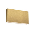 Mica 10-in All-terior Up/Down Wall Light — Brushed Gold [Universal Voltage]