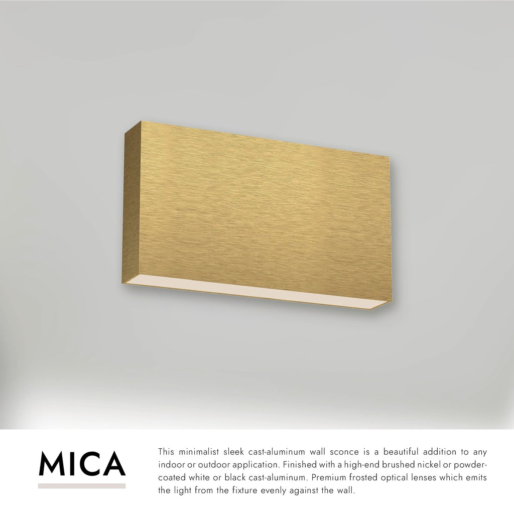 Mica 10-in All-terior Up/Down Wall Light