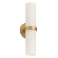 Milano 15-in Wall Sconce — Brushed Gold