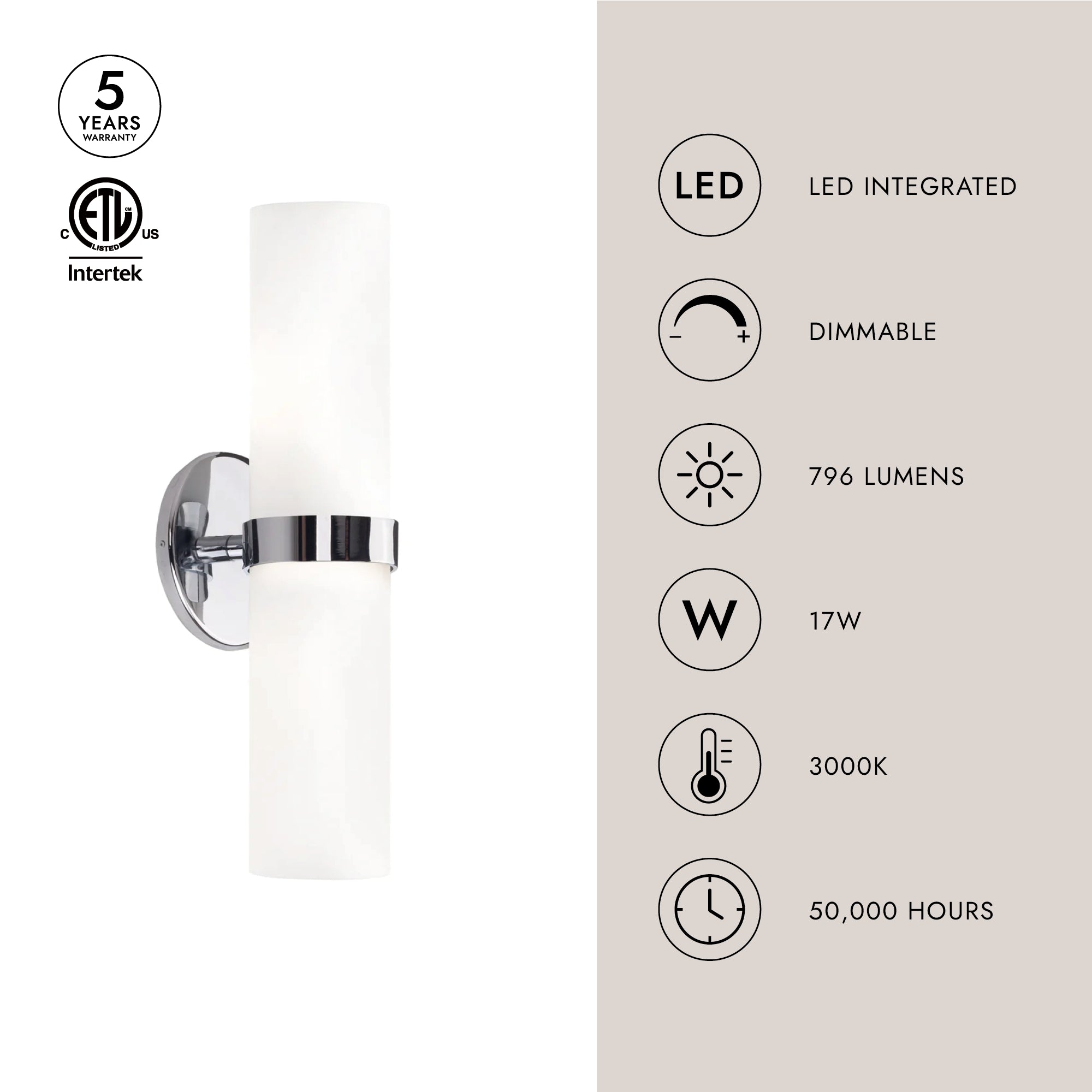 Milano 15-in Wall Sconce