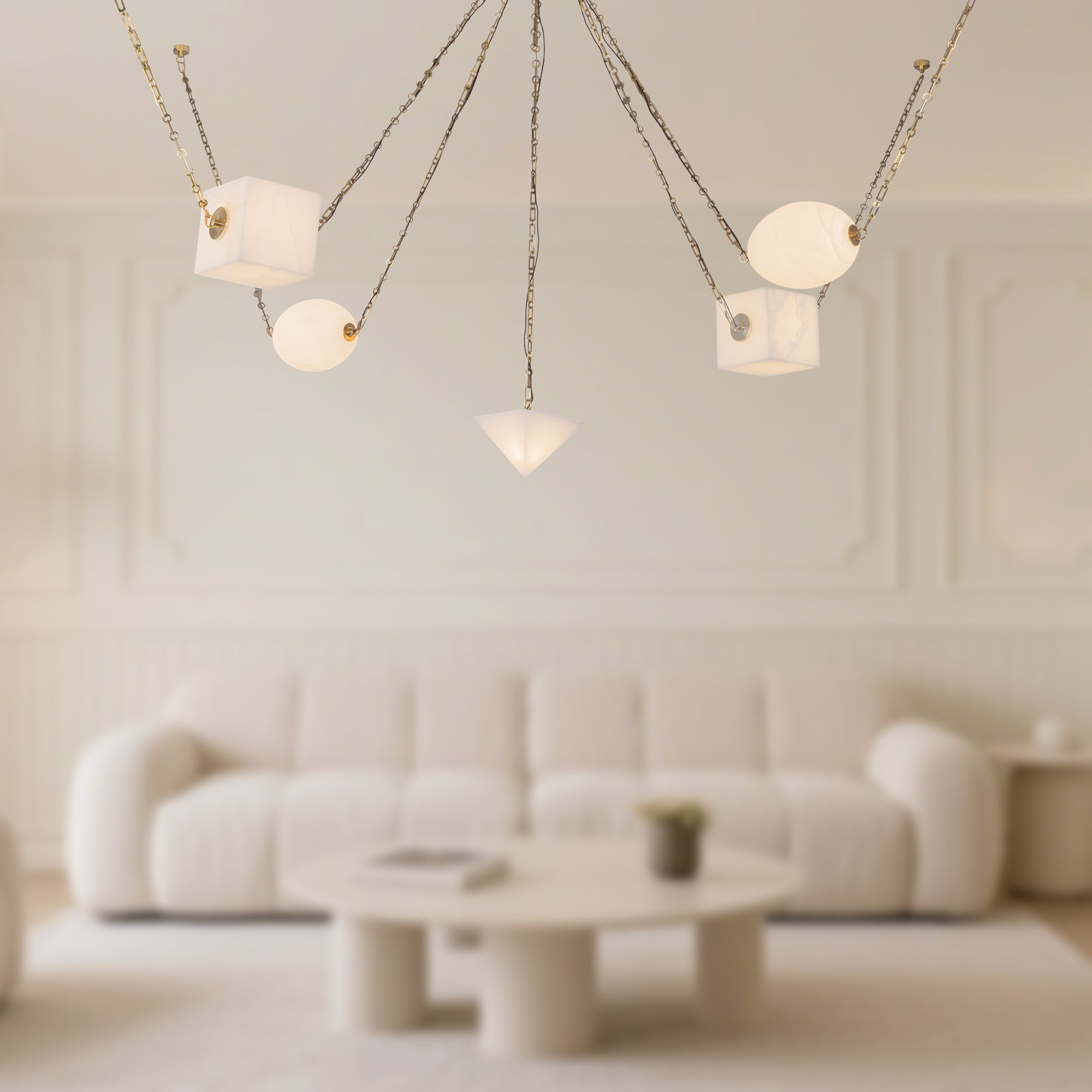 Mineral 5-Head Chandelier