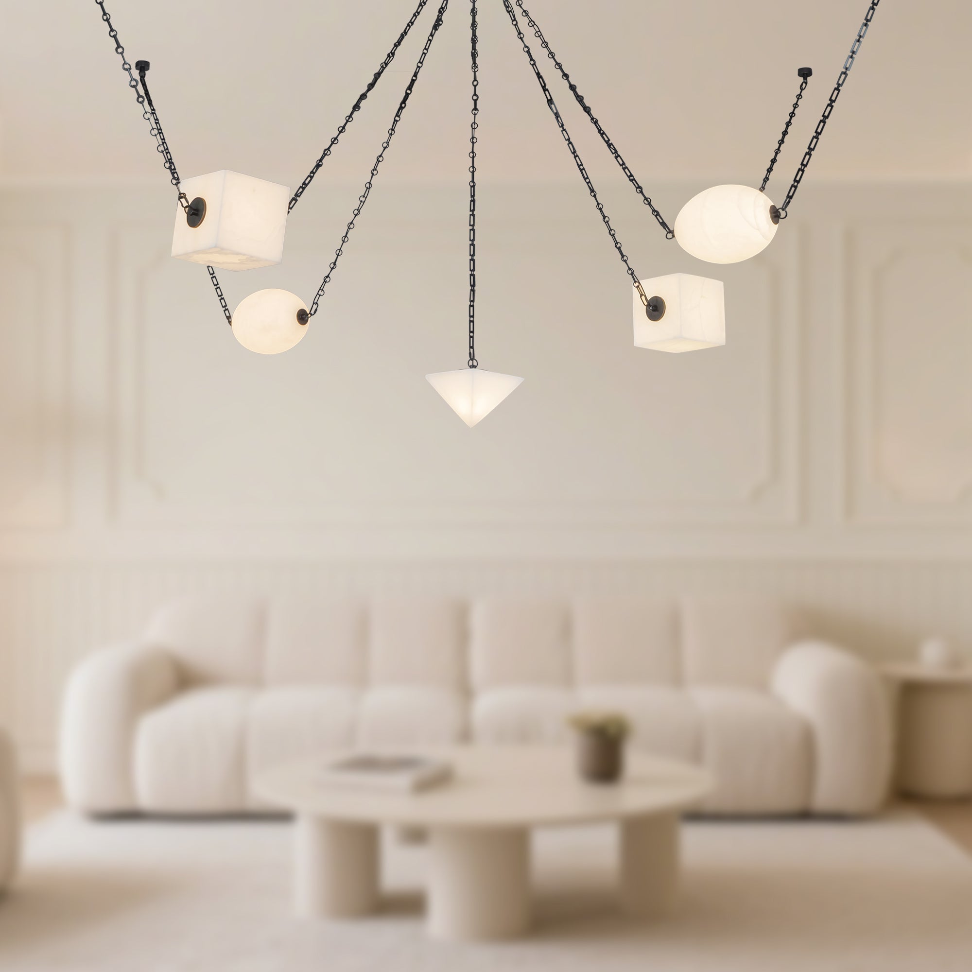 Mineral 5-Head Chandelier