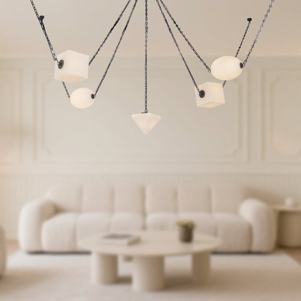 Mineral 5-Head Chandelier