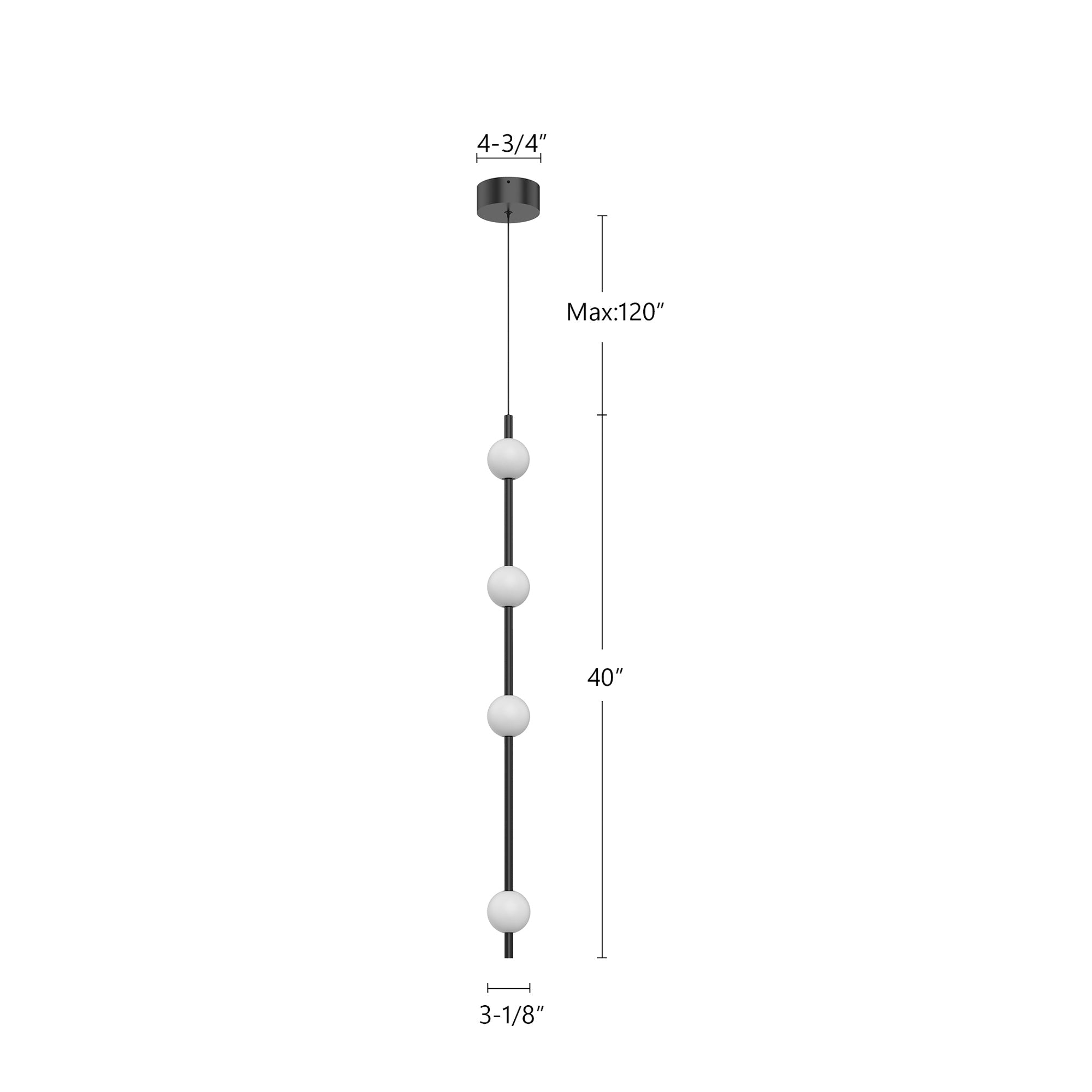 Misaki 40-in Pendant