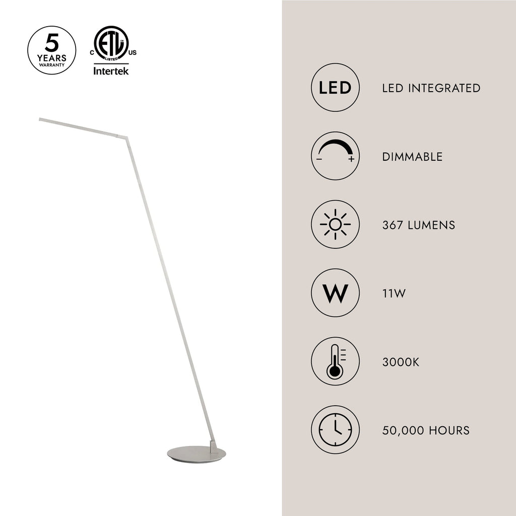 Miter 58-in Floor Lamp