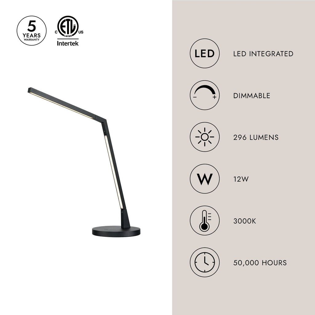 Miter 17-in Table Lamp