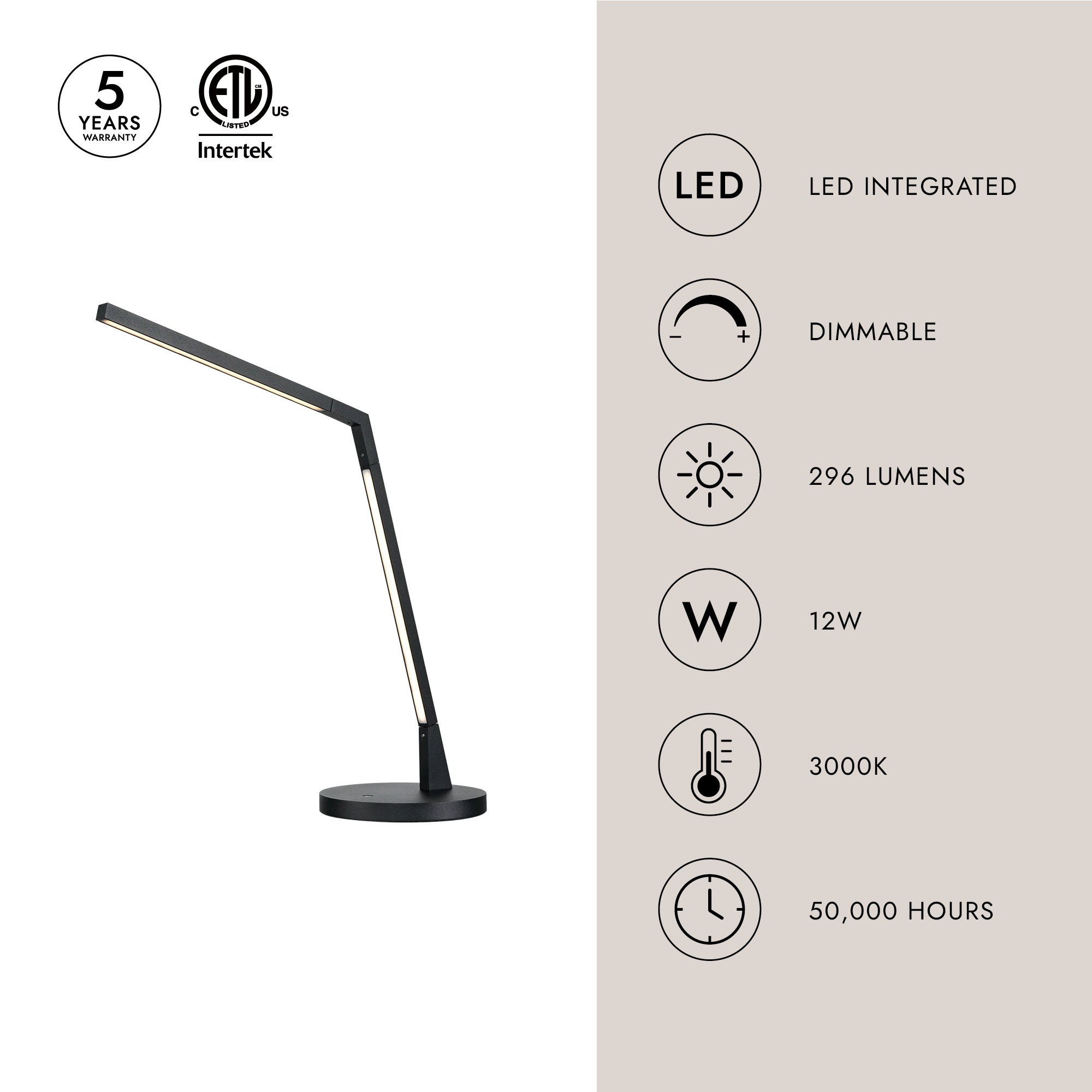 Miter 17-in Table Lamp