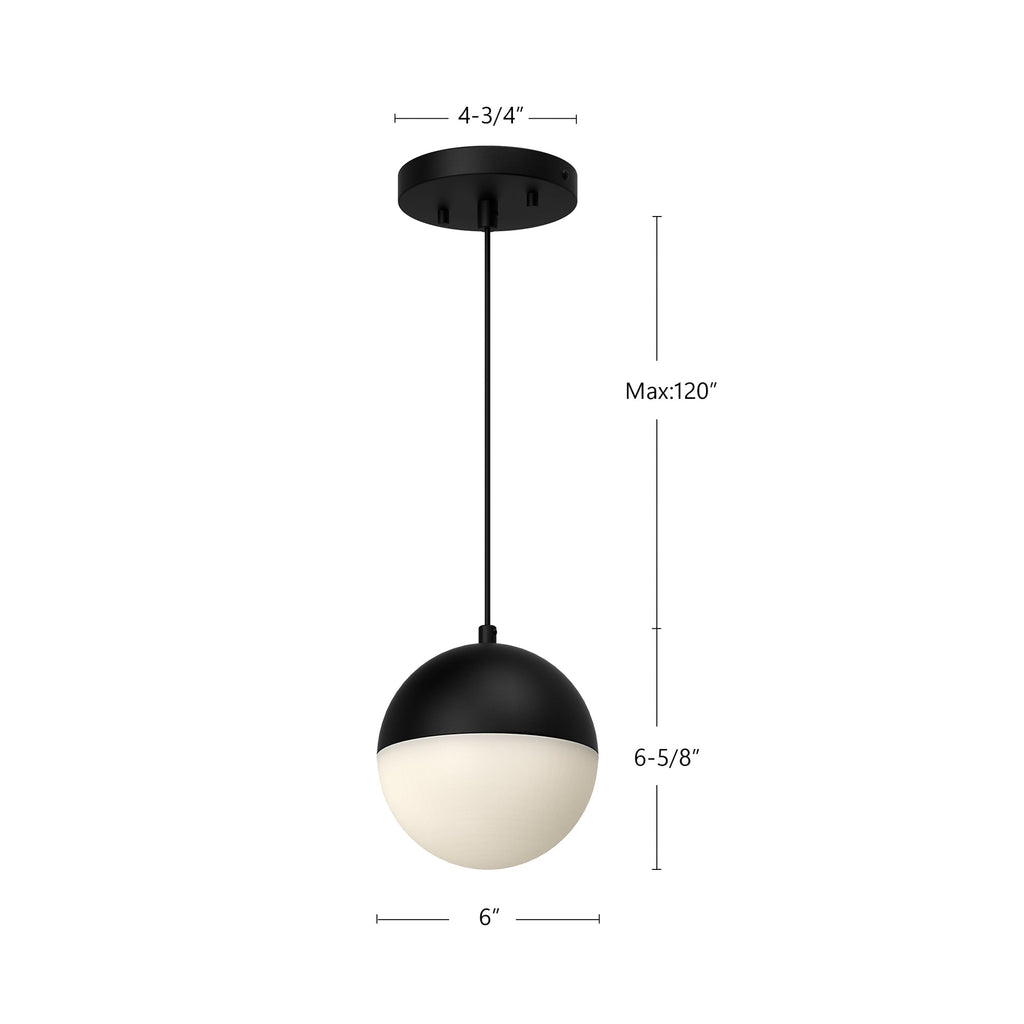 Monae 6-in Pendant