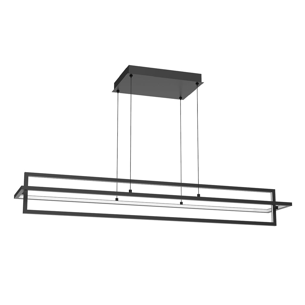 Mondrian 48-in Linear Pendant — Black [Universal Voltage and 0-10 Dimming]