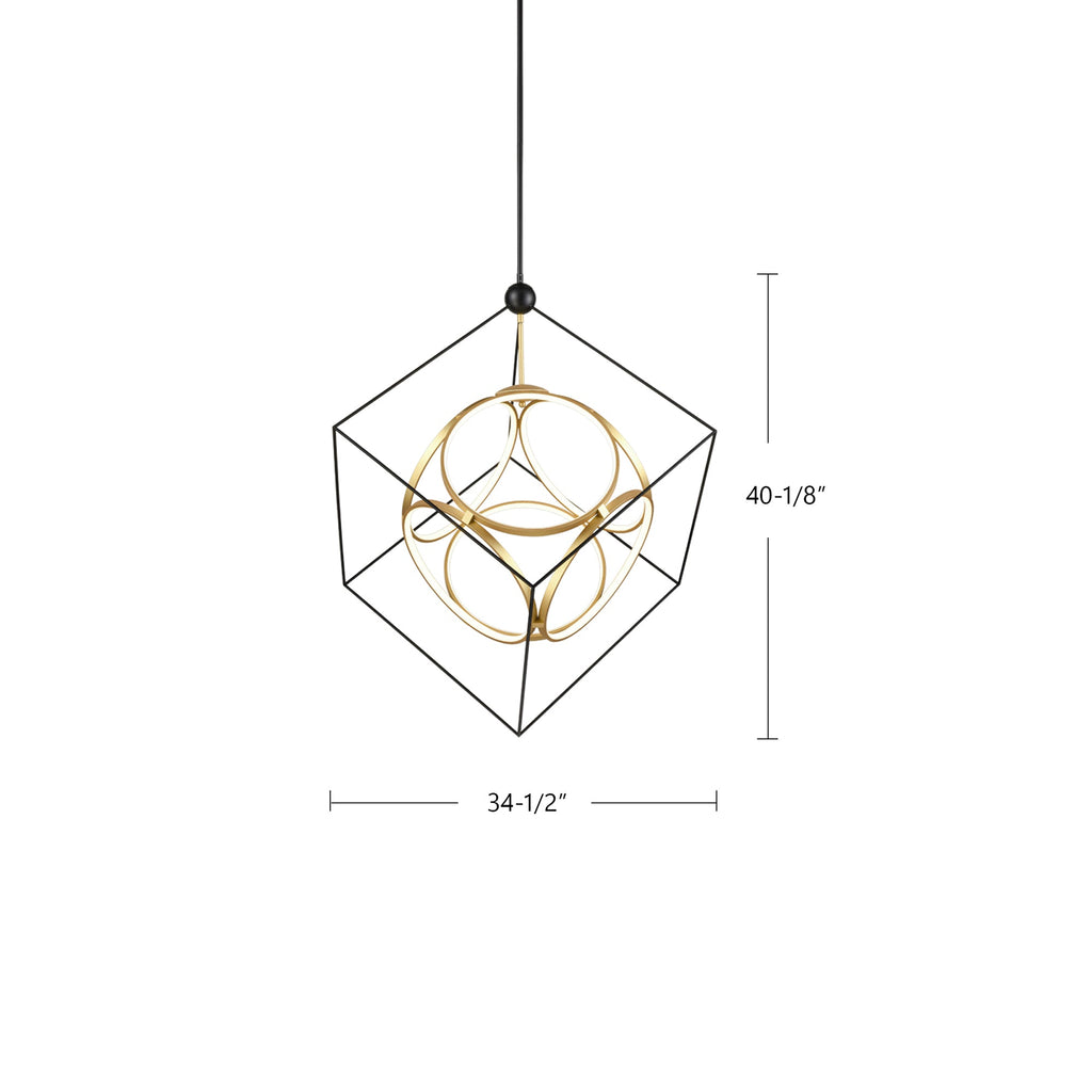 Monza 34-in Chandelier