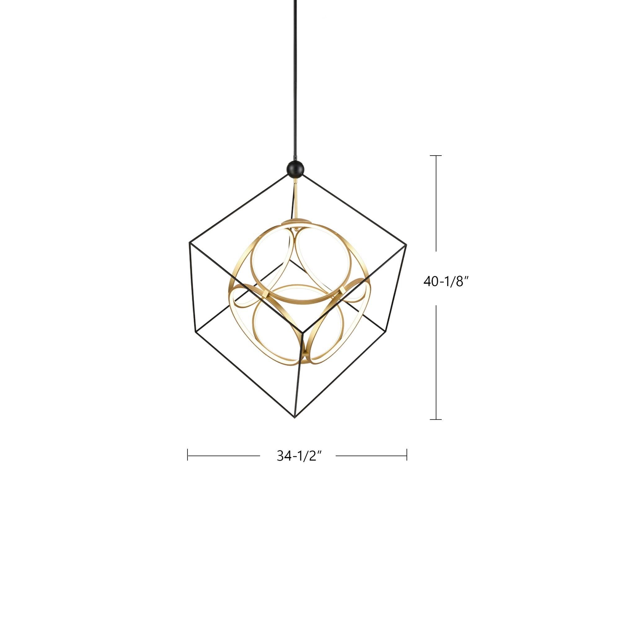 Monza 34-in Chandelier