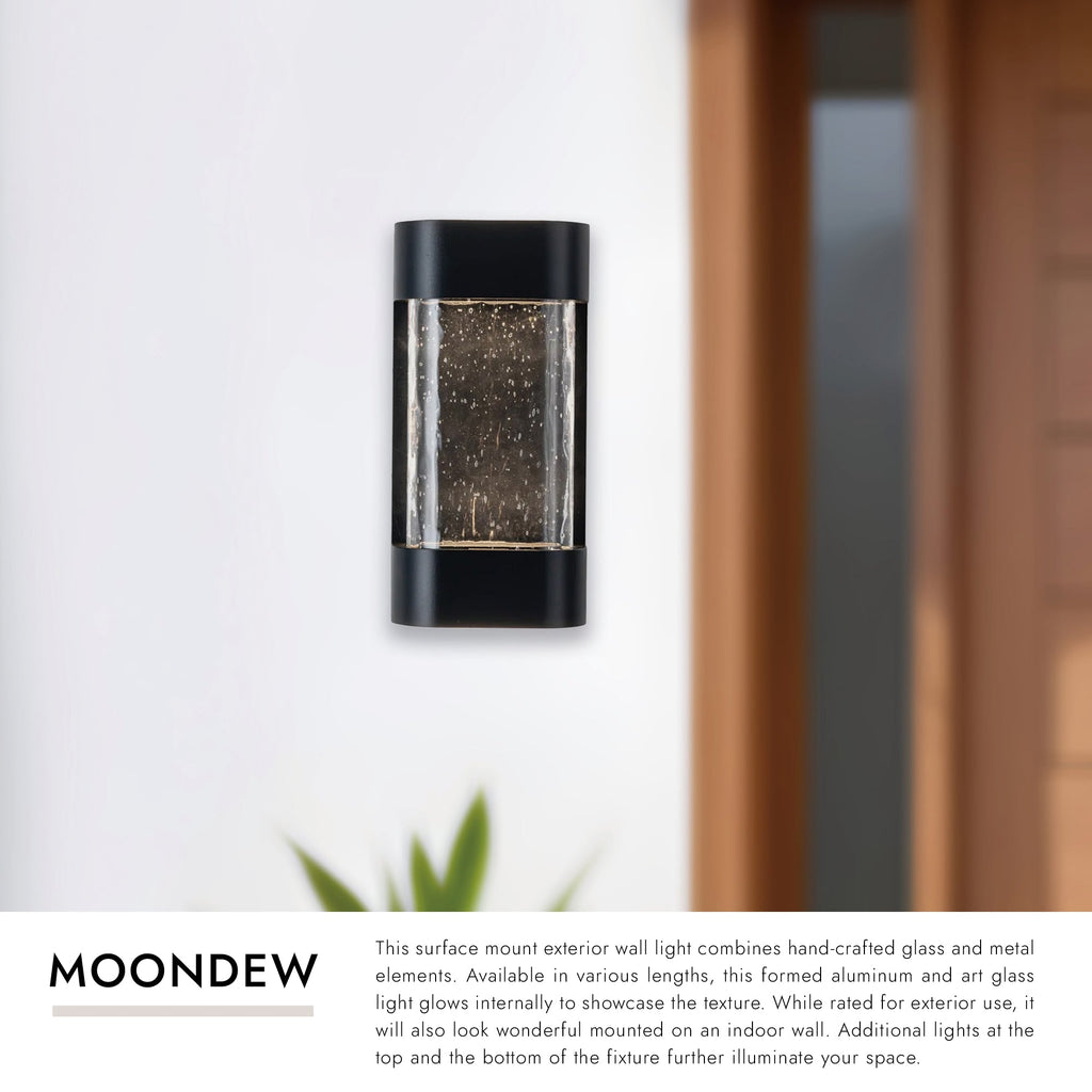 Moondew 12-in Exterior Wall Sconce