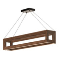 Morina 42-in Linear Pendant — Walnut