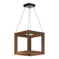 Morina 12-in Pendant — Walnut