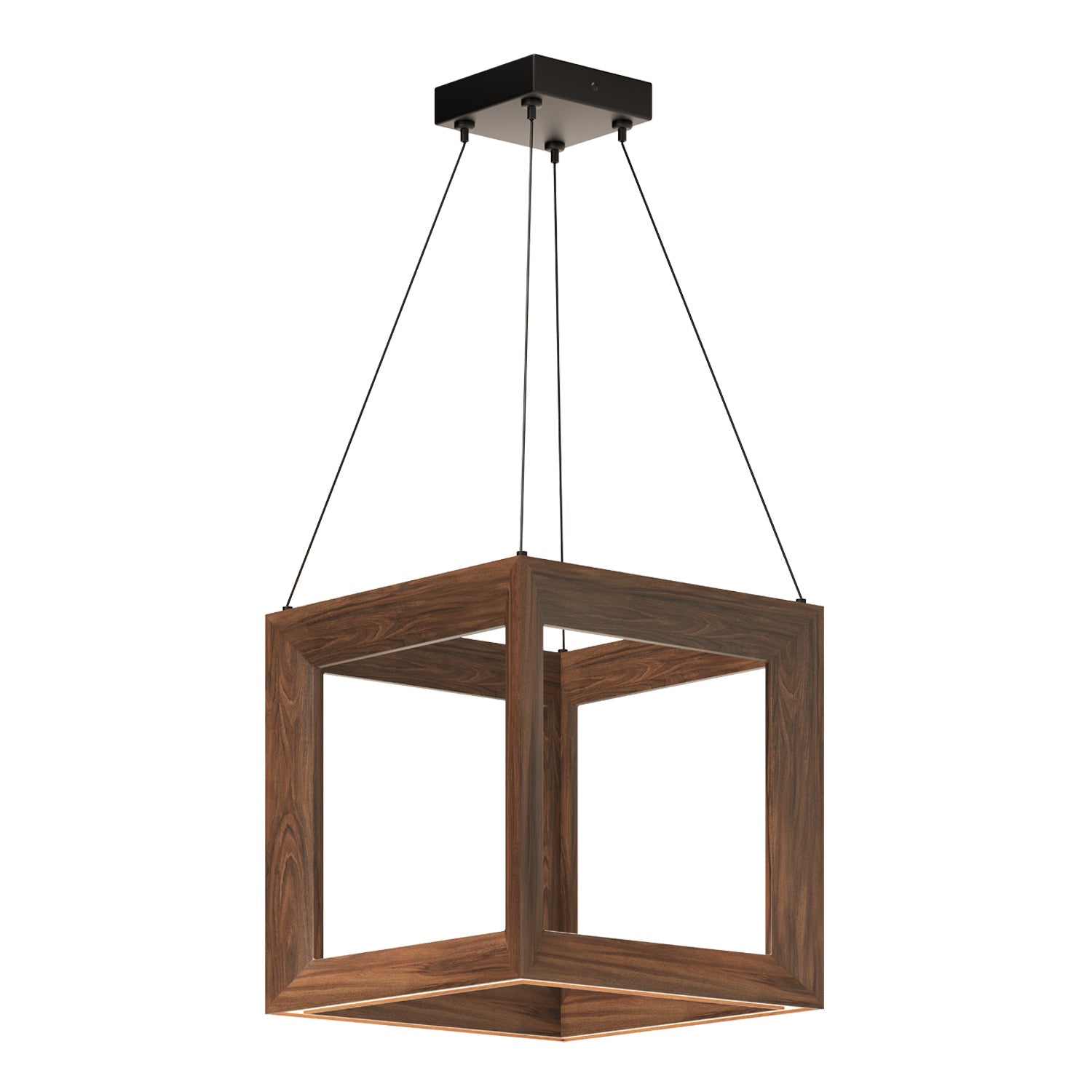 Morina 12-in Pendant — Walnut
