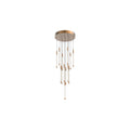 Motif 13-in Multi Pendant — Brushed Gold
