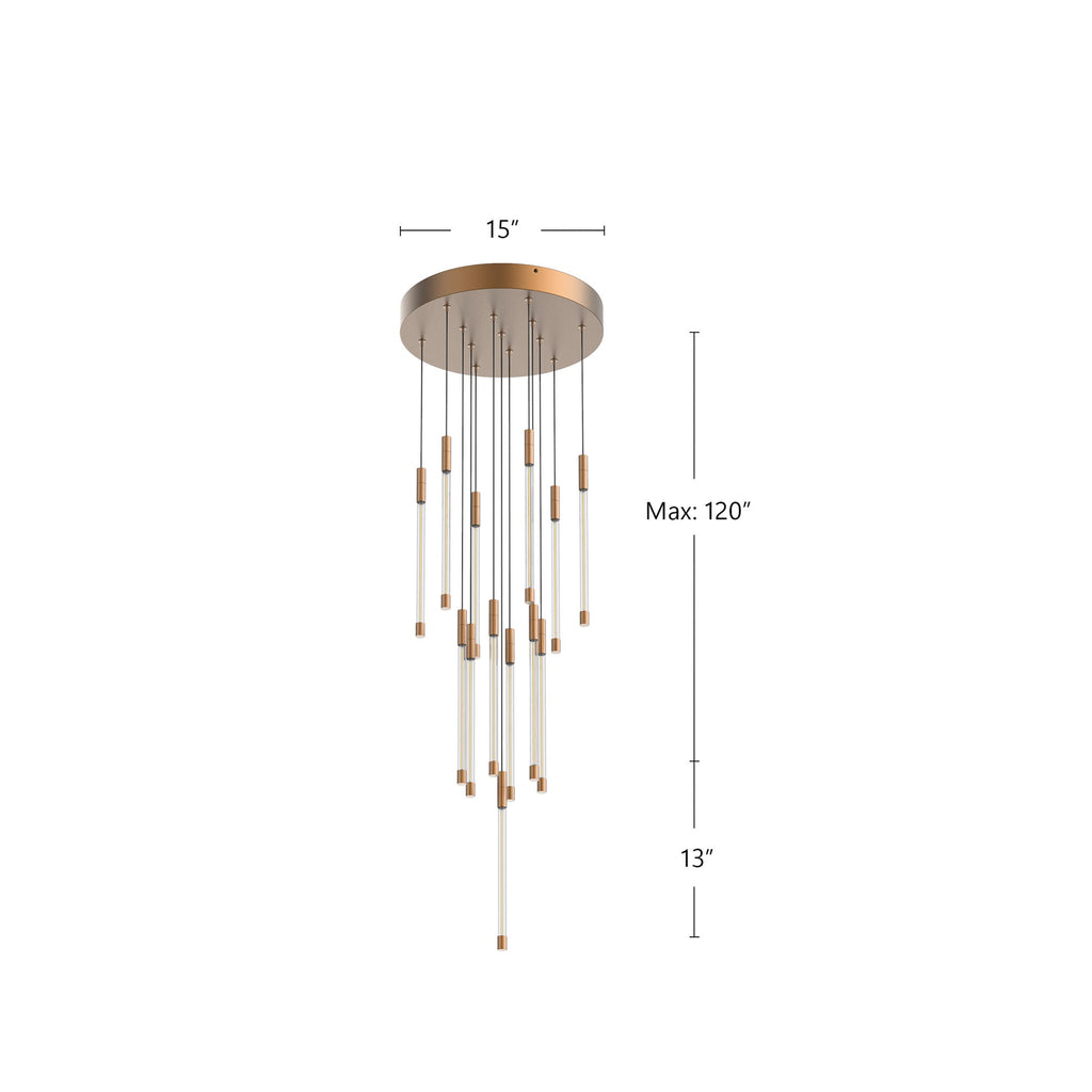 Motif 13-in Multi Pendant