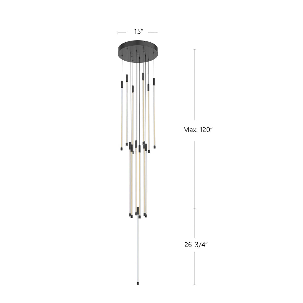 Motif 27-in Multi Pendant