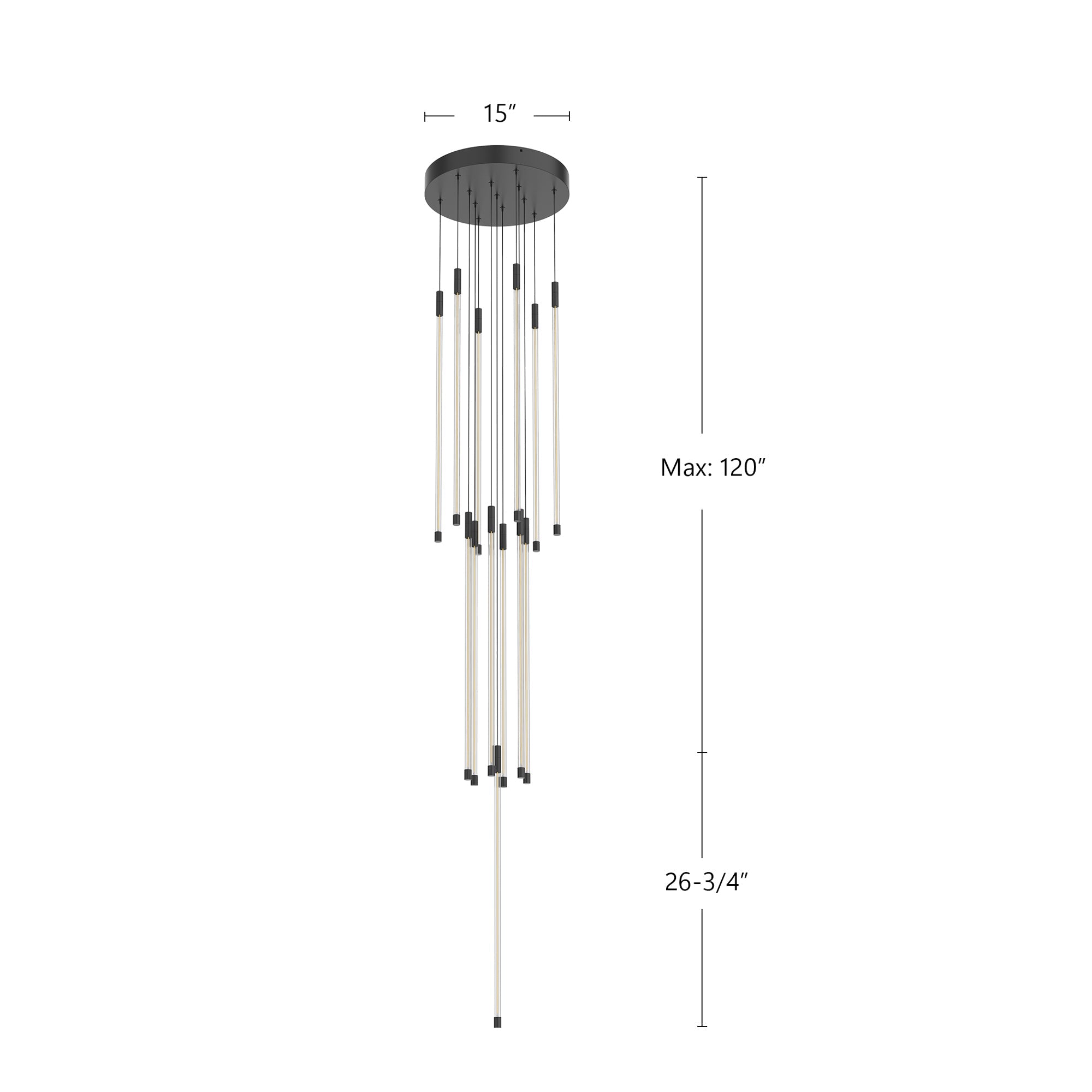Motif 27-in Multi Pendant